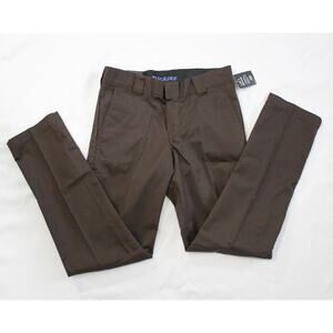 Dickies Twill Work Pants Men’s 30x32 Brown Slim Fit Tapered Leg NWT